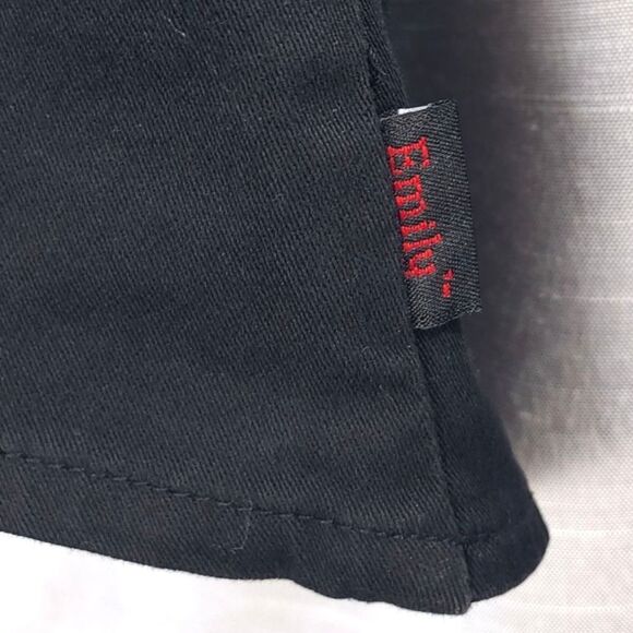 Emily The Strange Rare Vintage Y2K Black & Red Goth Dress Sample Medium Large - Picture 12 of 14